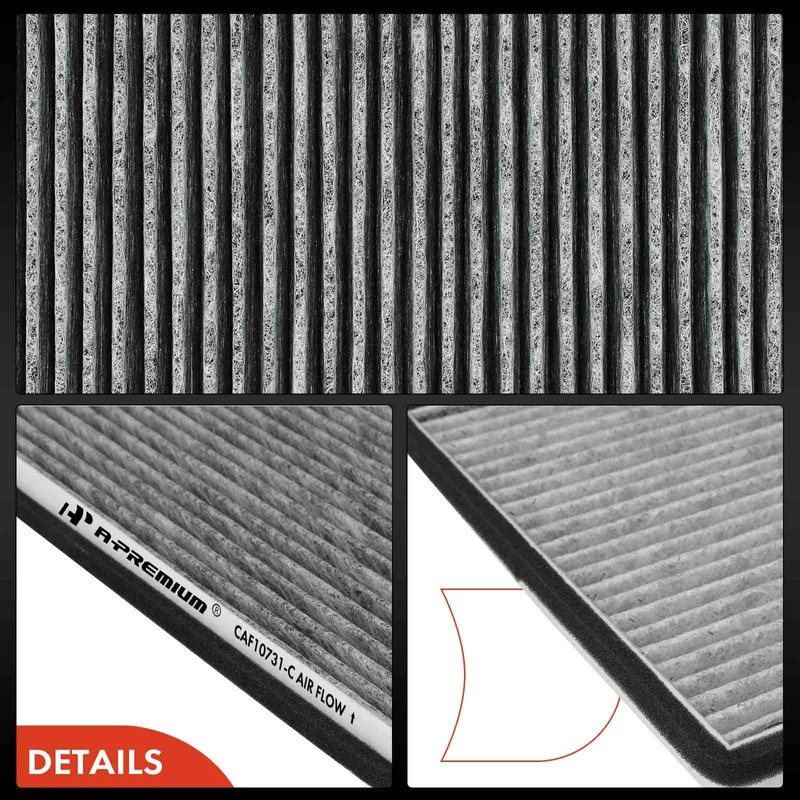 A-Premium Filtro de aire de cabina con carbón activado compatible