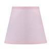 Aspen Creative 56005, Empire Uno Lamp Shade, Baby Pink, 5"
