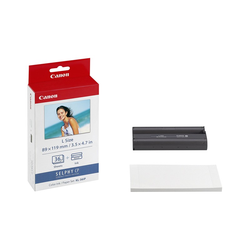 Canon Selphy Ink and "L" Size Paper Set (7738A001)