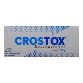 Crostox Rosuvastatina 30 Tabletas De 10 Mg Mavi