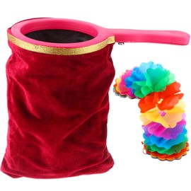 SevenMye Magic Tricks Bag with Magic Change Flower Magic Change Bag Twisting Handle Make Things Appear