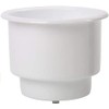 Manifish-made 2 Pieces Plastic White Cup Holder for Drinks with