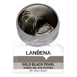 Parches Ojeras Lanbena Perla Negra Elimina Ojeras Cuidado de la piel danoche para todo tipo de piel de 80g                                            