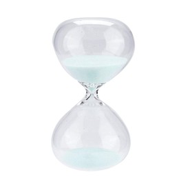 Hourglass Timer, Sandglass Timer, Glass Sand Clock Timer, Hourglass Sand Timers, 15 Minutes Cylinder Shaped Hourglass Sand Timer Sand Glass Desktop Ornament Birthday