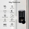 Geeni Keyless Entry Door Lock with Keypad, Smart Locks for