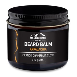 Magic Beard Balm by Mountaineer Brand: All Natural Beard Conditioning Balm (WV Citrus & Spice) by Mountaineer Brand