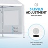 ADVANCE OUTDOOR Replacement Mesh Window Sidewall Tarp for 10/12x20 ft