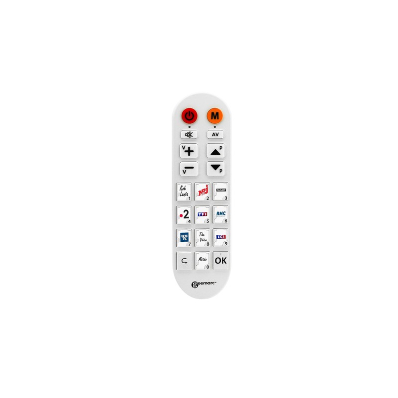 Geemarc TV Photo100 - Universal Remote Control Equipped with 10