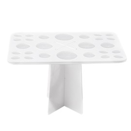 Copeflap Makeup Brush Stand, Dry Makeup Brushes, Storage Stand, Stand, Makeup Brush Holder (White)