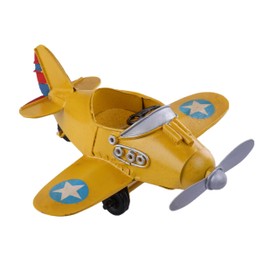 Berry President Vintage Iron Propeller Airplane Aircraft for Photo Props & Nursery Room Decoration & Cake Topper