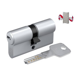 BASI BM Lock Cylinder, Keyed Alike and Freely Combinable, Many Lengths Available, Reversible Key, Profile Cylinder for Home and Home, Double Cylinder N+G A: 30 mm, W: 30 mm