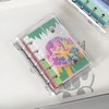 Najika Transparent Seal Binder Girls, Removable, M5, Sticker Notebook, Micro