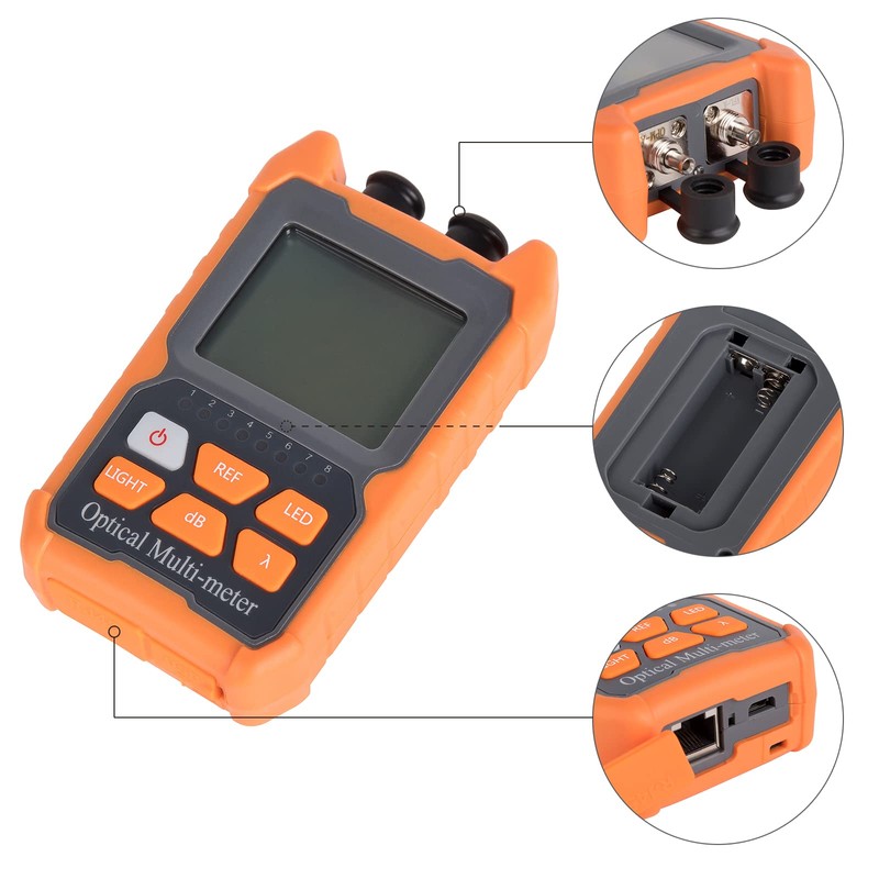 OFCN Mini 4 in 1 Portable Optical Power Meter with
