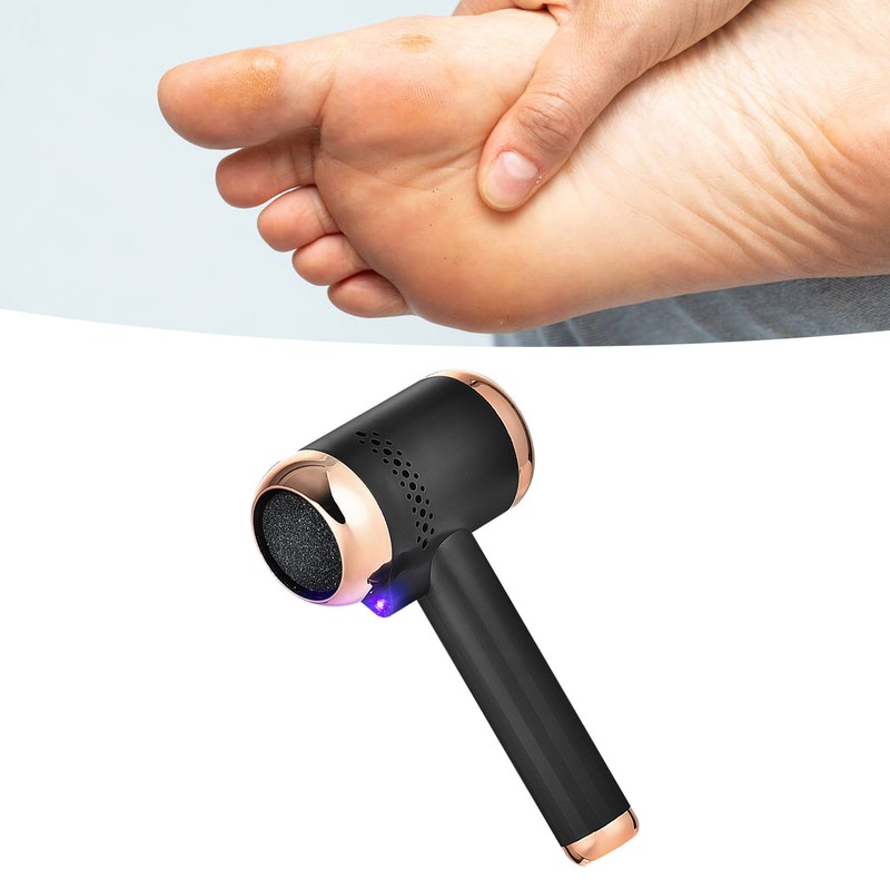 Electric Foot Callus Remover Automatic Safety Lock Multi Functional Rechargeable