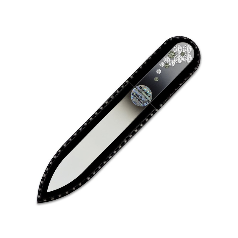 Mont Bleu Crystal Nail File hand decorated with crystals -