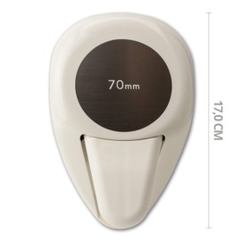 ARTOZ Punch, Round Circle, Diameter 7.0 cm, Paper Punch, Hole Punch, Motif Punch for Crafts, for Labels, Table Decorations, Suitable up to 220 g/m²