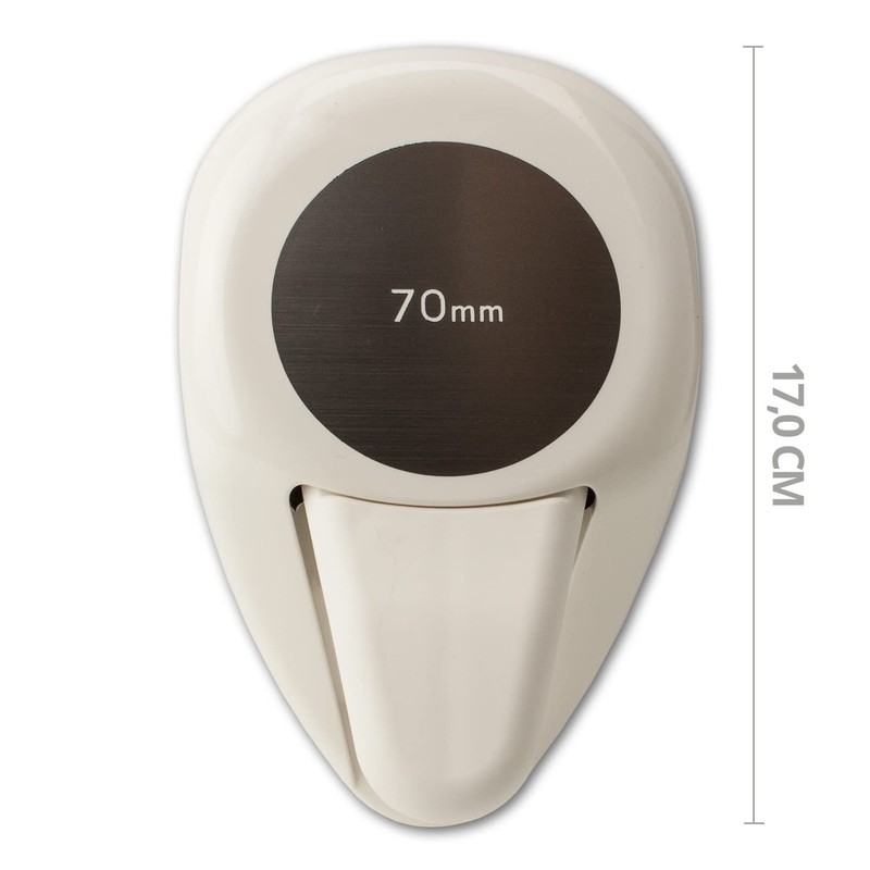ARTOZ Punch, Round Circle, Diameter 7.0 cm, Paper Punch, Hole