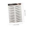 Baluue Sets Eyebrow Stamp Set Easy to Apply Reusable Stickers