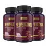 Resveratrol 500 Mg Schuler Pack 3 Frascos con 60 Capletas