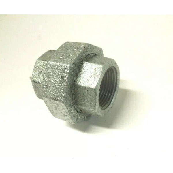 Unbranded 1" 150 Threaded (NPT) Union Galvanized Malleable Iron Pipe