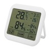 OWE034 4in Digital LCD Thermohygrometer Touch Screen Temperature Humidity Meter