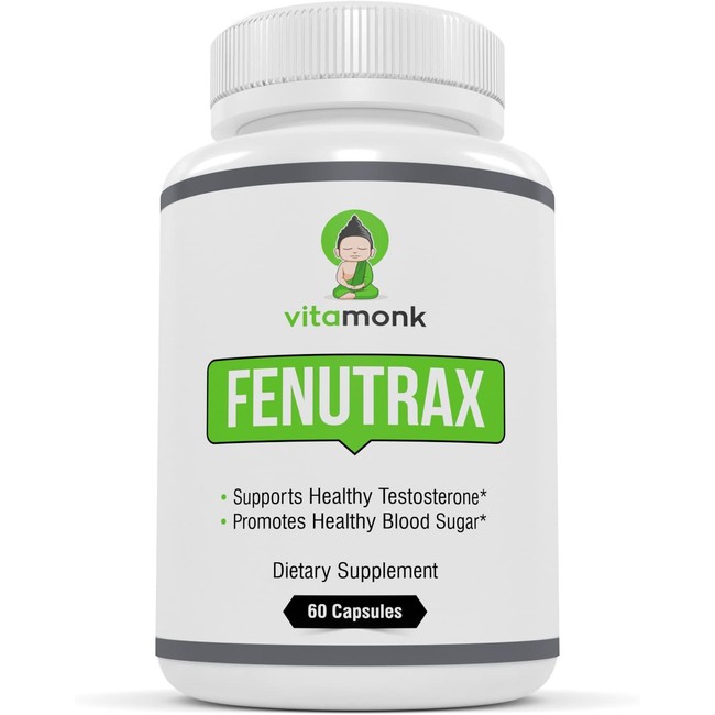 FenuTraxâ¢ Fenugreek Extract - 50% Fenugreek Seed Extract Standardized for Fenuside - High Furostanol Glycoside and Saponin Content - 60 Capsules to Support Testosterone