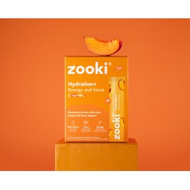 Zooki Hydration+ Energy & Focus Peach Flavour