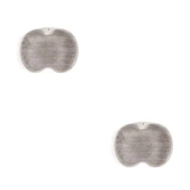 Magik 1-2 Pcs Shower Foot Back Scrubber Silicone Bath Massage Pad Body Wall Mounted (Gray, 2 Pack)