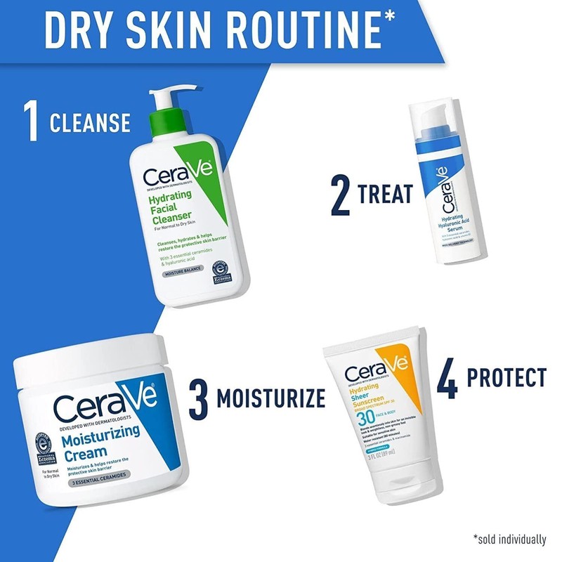 CeraVe Moisturizing Cream | Body and Face Moisturizer for Dry