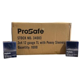 Pro Safe 3x4 Toploaders w/ Penny Sleeves  34083 New Top Loaders case of 1000