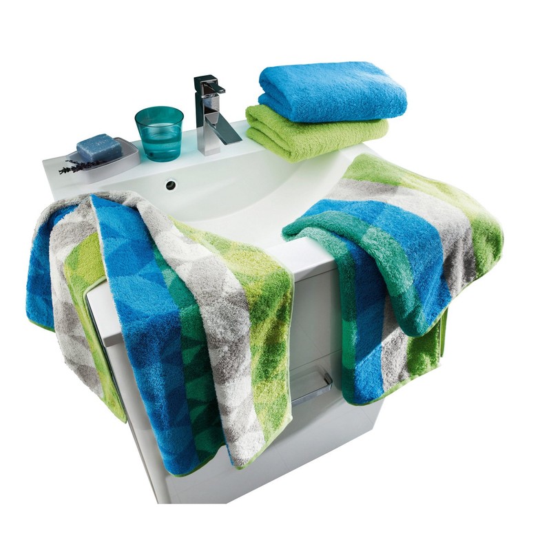 Cawö Lifestyle Bath Towel Plain Terry Towel Pistachio Size 70