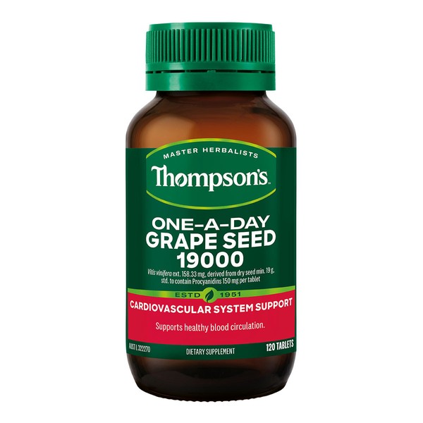 Thompson's Grape Seed 19,000 One-A-Day - 120 tablets