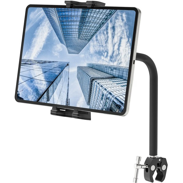 Tendak Tendak Exercise Bike Tablet Holder, Gooseneck Adjustable Treadmill Spin