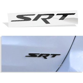 Reflective Concepts SRT Rear Emblem Overlay Decal Sticker- 2014-2021 Jeep Grand Cherokee SRT - (Color: Carbon Fiber)