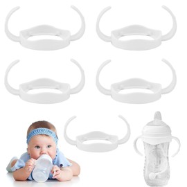 Bottle Handles, Pack of 5, Compatible with Avent Bottle and The Avent Trainer Bottle, New Baby and Baby Feeding Essentials