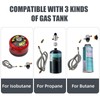 Propane Camping Stove with Carrying Case & Ignition Portable Gas
