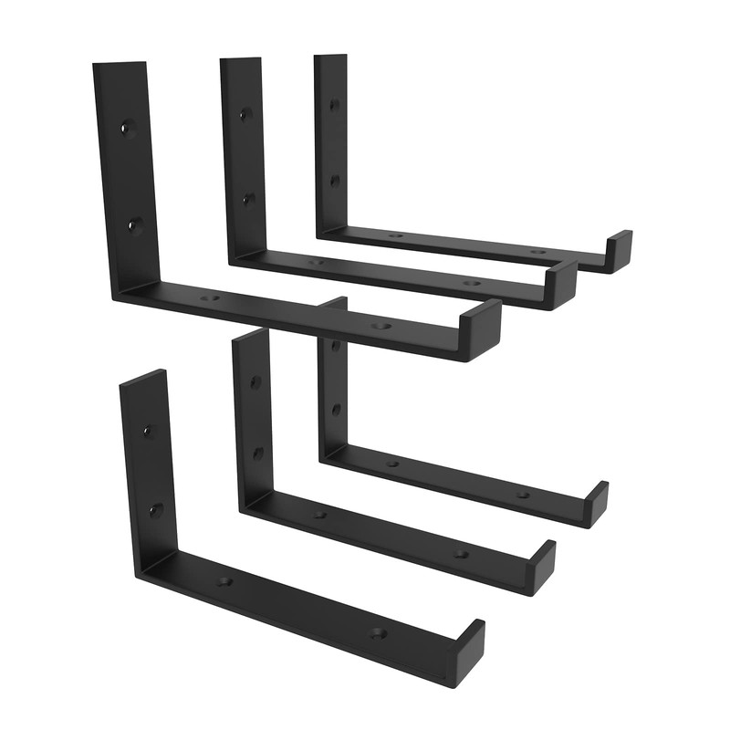 WEKIS 12 Inch Heavy Duty Floating Shelf Bracket, Wall Mounting