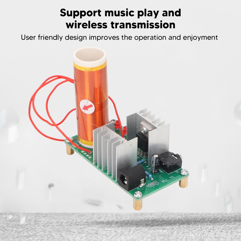 Experiment Electronic DIY Coil Scientific Kit Ion Wreath Music Playback
