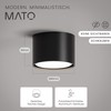 MATO Surface-Mounted Spotlight GX53 Black – Extra Flat & Modern