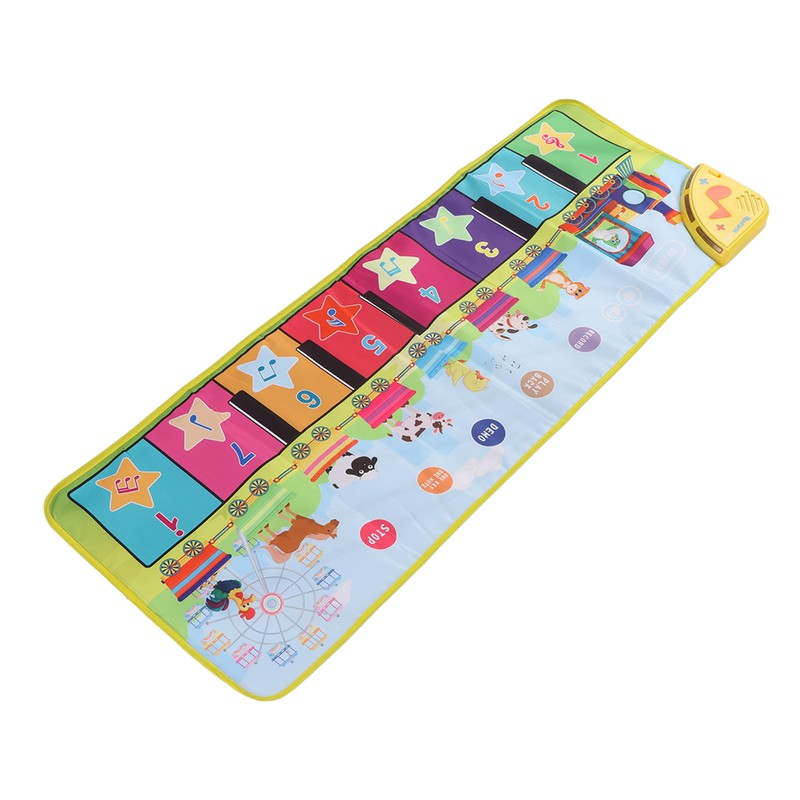 Kids Piano Mat Foldable Improve Coordination Prevent Slip Musical Piano