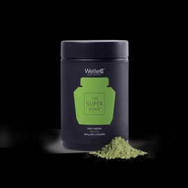 WelleCo The Super Elixir Greens Jar 300g, Lemon and Ginger