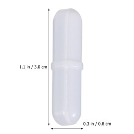 Iplusmile PTFE Magnetic Stirrer Mixer Bar - 5PCS Laboratory Stirring Rod, Plate Magnet Stick, Spinning Mixing Bar for Lab