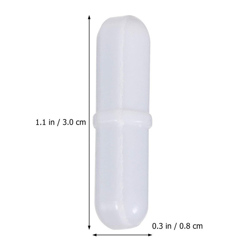 Iplusmile PTFE Magnetic Stirrer Mixer Bar - 5PCS Laboratory Stirring