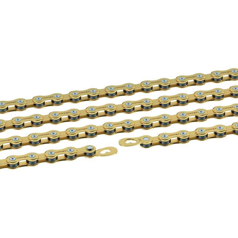 Wippermann 11sg 11 Speed Chain, Gold, 118 Left