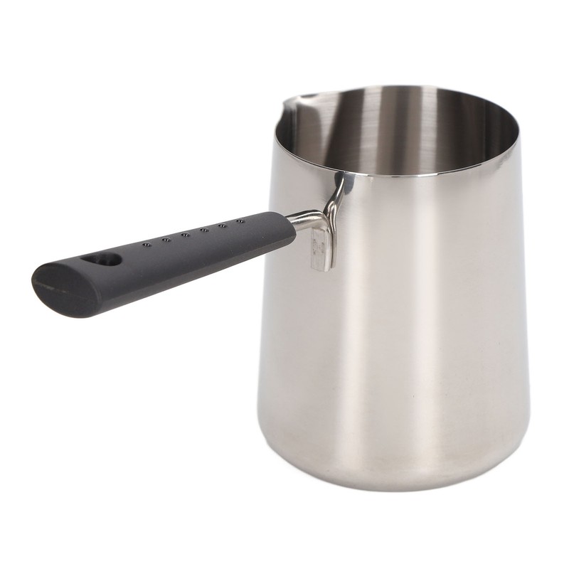 Coffee Milk Frothing Pitcher Cup 304 Stainless Steel Long Handle