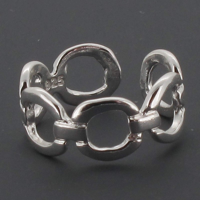 Touch Jewellery 925 Sterling Silver Links Toe Ring