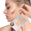 DFsucces Makeup Blending Palette Stainless Steel Cosmetic Tools Liquid Foundation