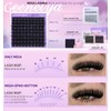 [EXHAUST]Geeneiya 5 Styles Lash Clusters Kit, Volume/ Mega/ Full/ Bottom