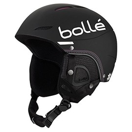 Bolle Women's Juliet Ski Helmets, Black/Red Splatter Fire Orange, 52-54 cm