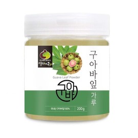 엄마애손 국내산 구아바 잎 가루 분말 200g 우리땅에서 자란 100퍼센트 구아바잎분말